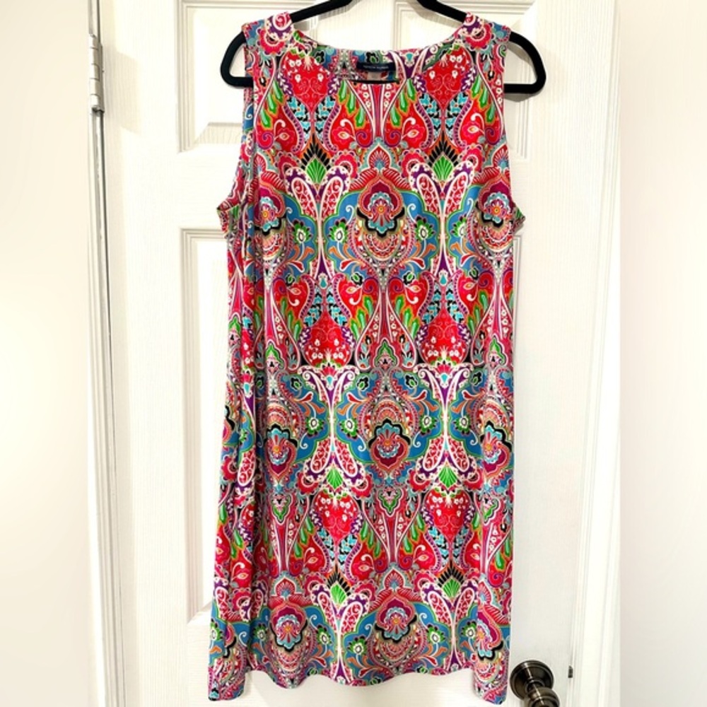 Tommy Hilfiger sleeveless midi dress.
